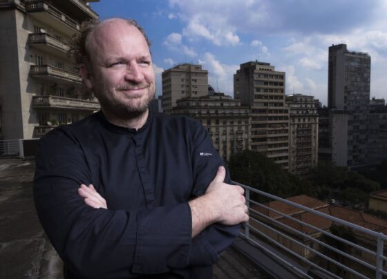 Chef francês Benoit Mathurin, à frente do restaurante Esther Rooftop, do wine bar Iaiá Cave à Manger e da steakhouse Urus