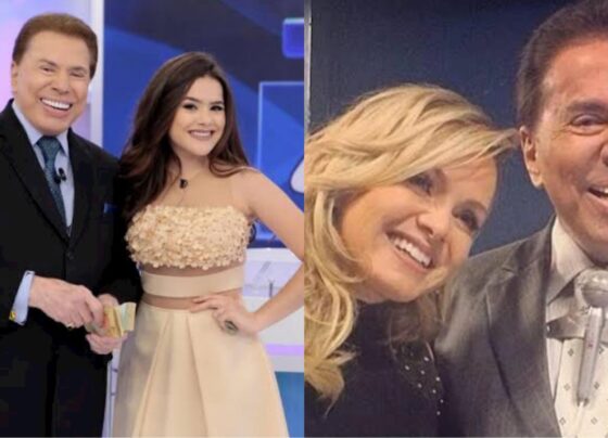 Maisa, Eliana e Silvio Santos