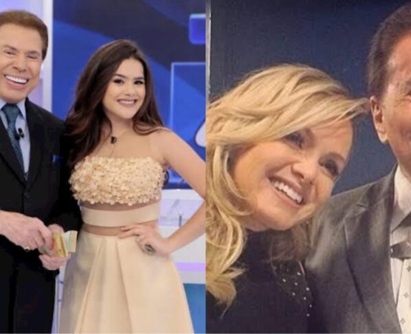 Maisa, Eliana e Silvio Santos