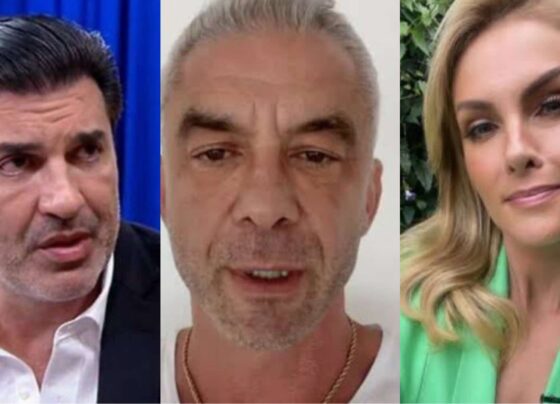 Edu Guedes, Alexandre Correa e Ana Hickmann